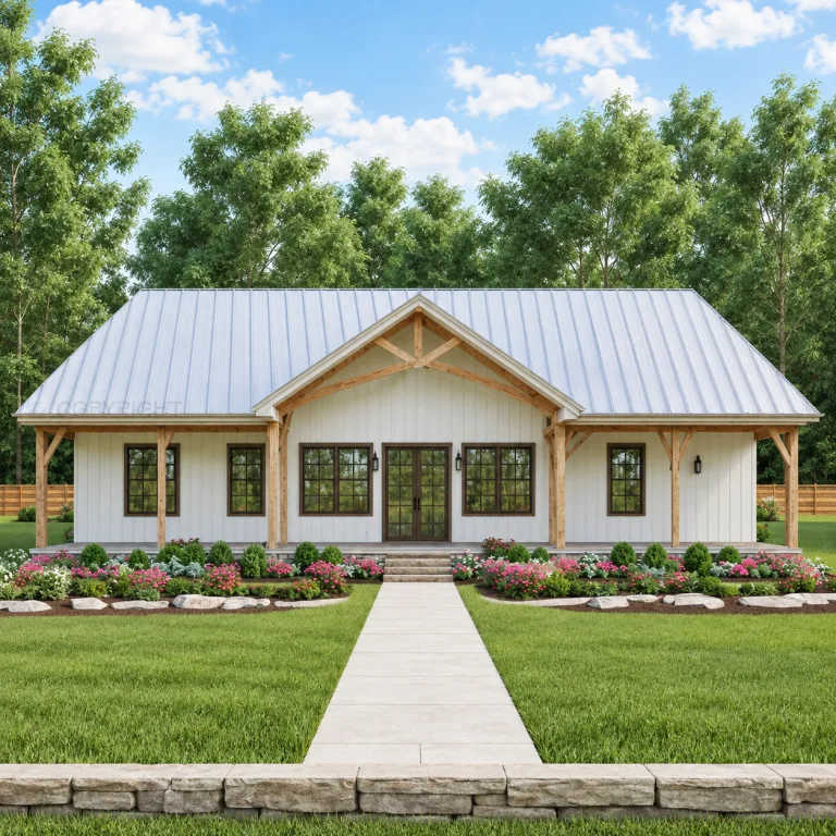 Farmhouse Barndominium 40x60