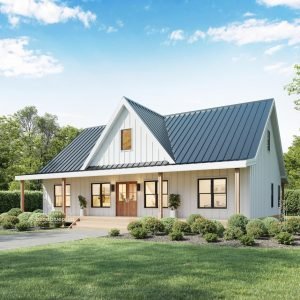 30x46 farmhouse plans - exterior view