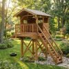 Backyard Treehouse Plans view 3