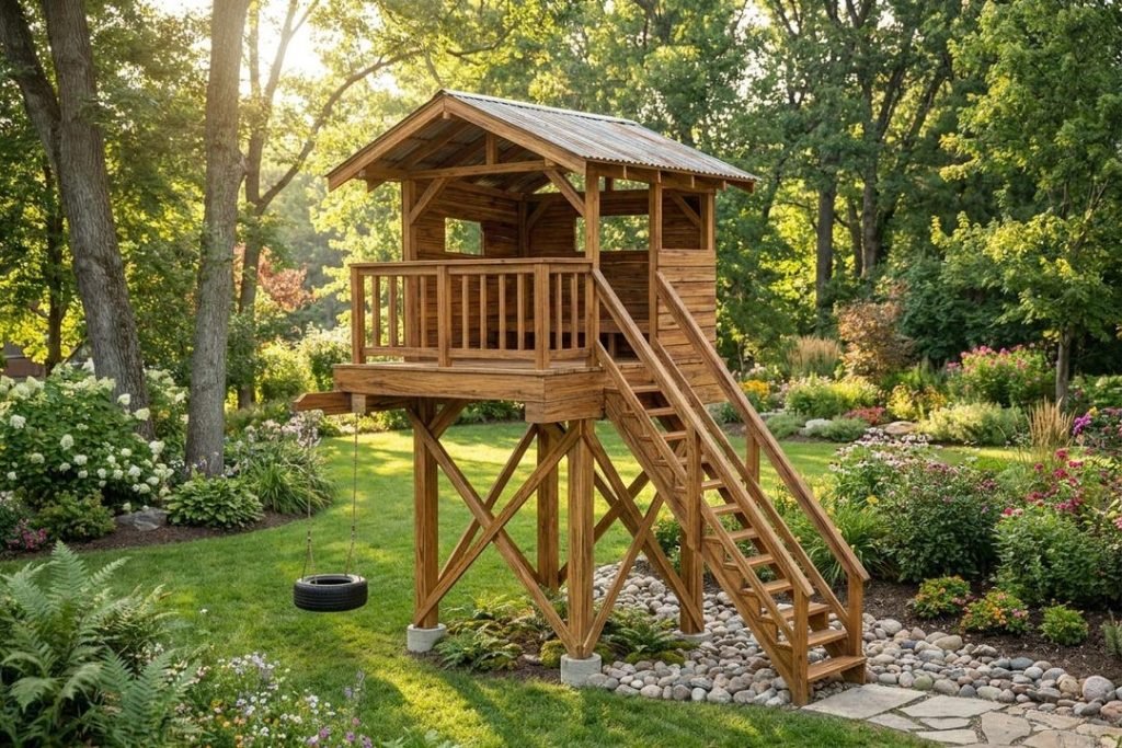 Backyard Treehouse Plans