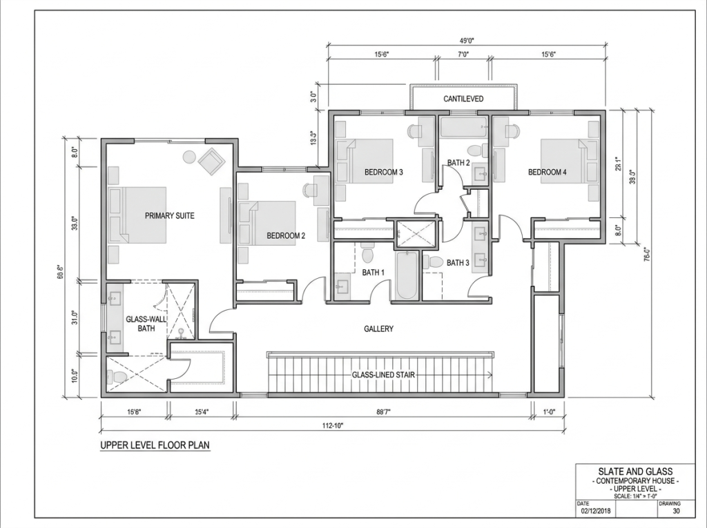 Slate & Glass Contemporary