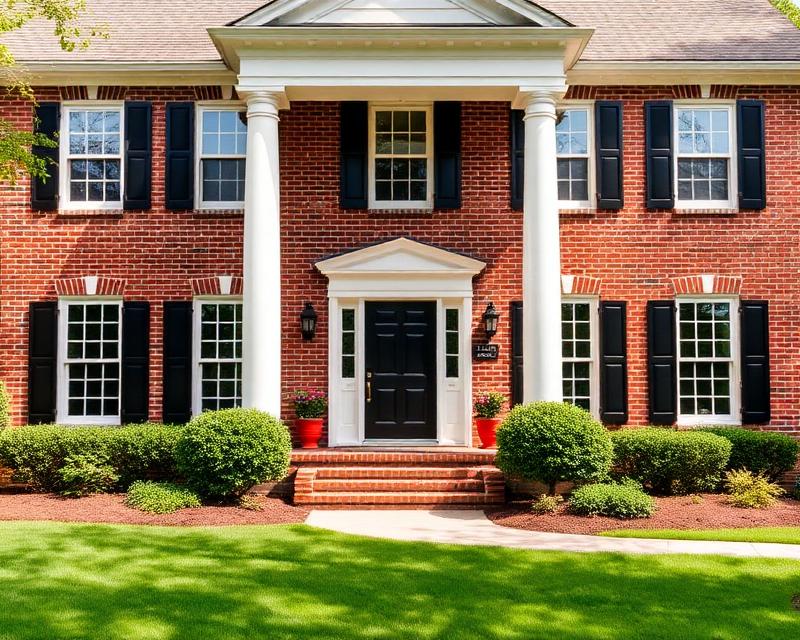 Windsor Estate colonial house plan