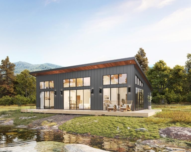 Modern Lean Cottage, 30x46