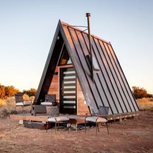 12x18 a-frame plans - exterior view