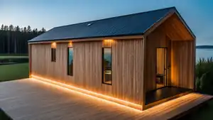 Completed home built from a Planbarn plan